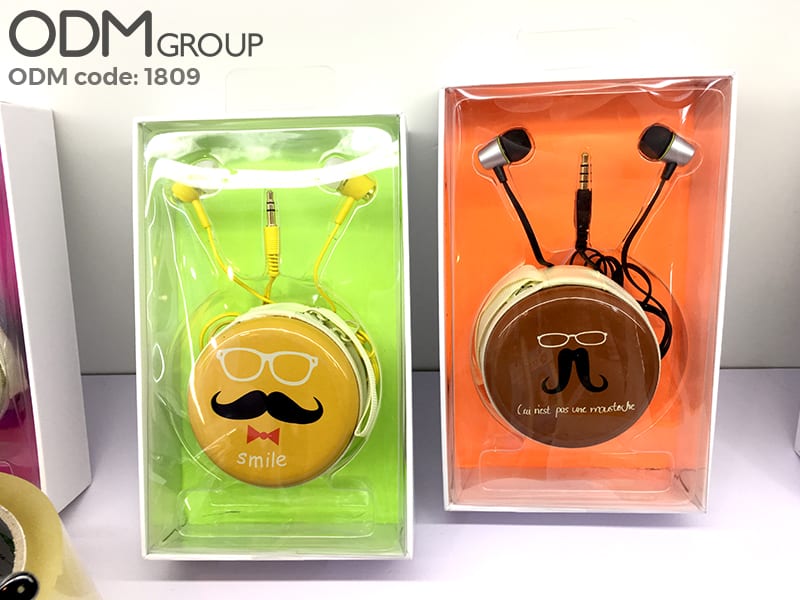 Earphones with Branded Pouch - Creative Promotional Product