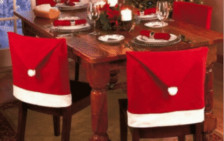Santa Chair Covers for Christmas Promo