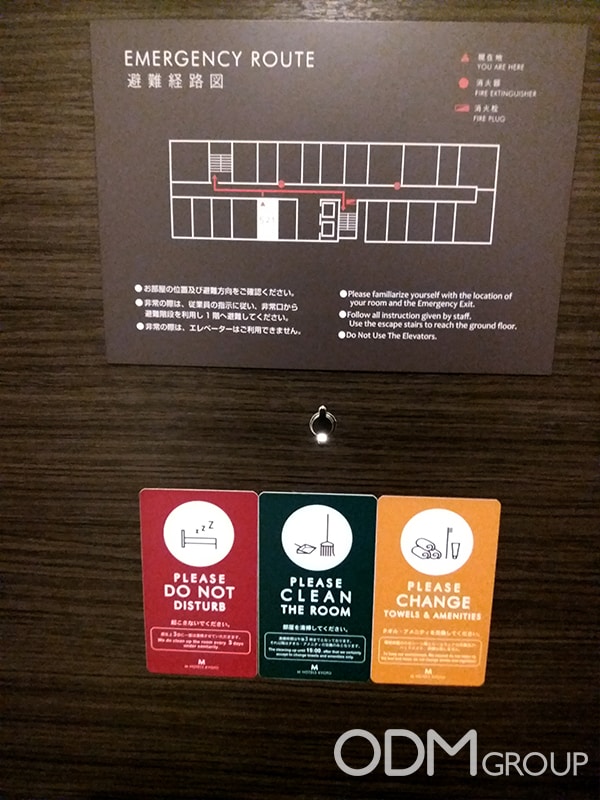 Custom Amenities - Clever Door Magnet by Hotel M's Plus