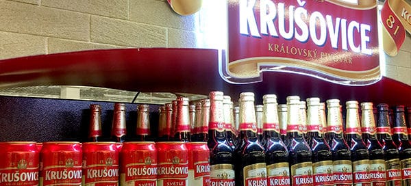 Exciting POS Display for Beer - Used By Krusovice