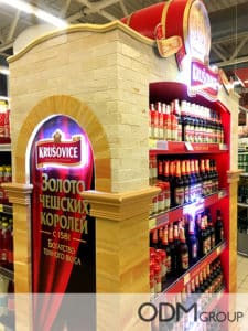 Exciting POS Display for Beer - Used By Krusovice 