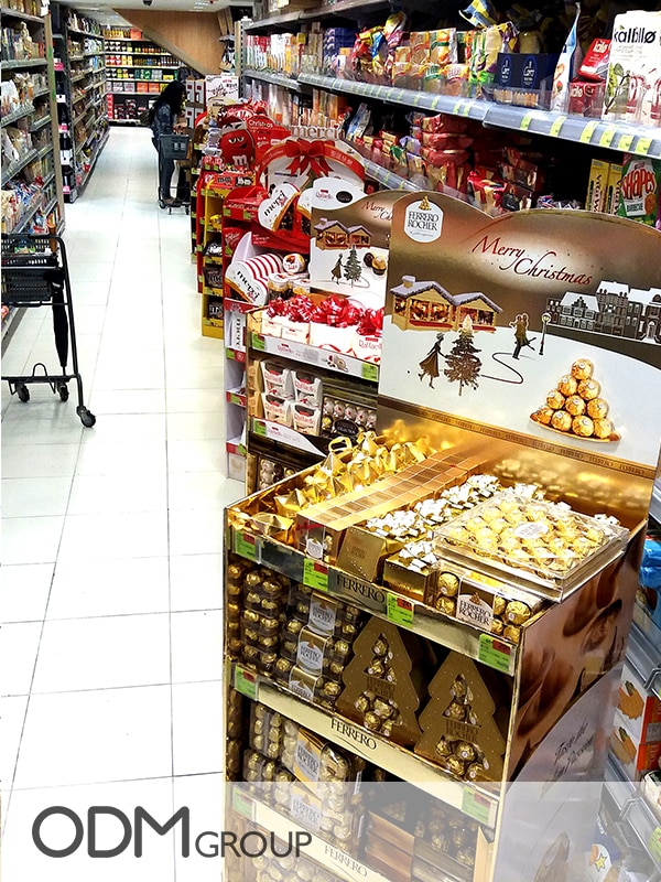 Christmas POS Displays - Excellent Examples by Global Chocolate Brands