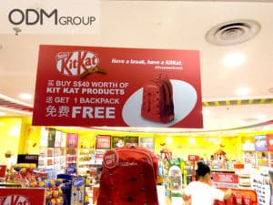Kit Kat Promotional Backpack - Marketing in Singapore