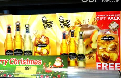 Promotional Cider Glasses by Strongbow - GWP in HK