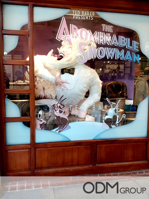 Visual display idea – Ted Baker’s Abominable Showman 
