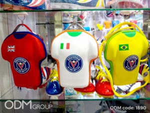 Brand New World Cup Bags in Football Shirt Shapes