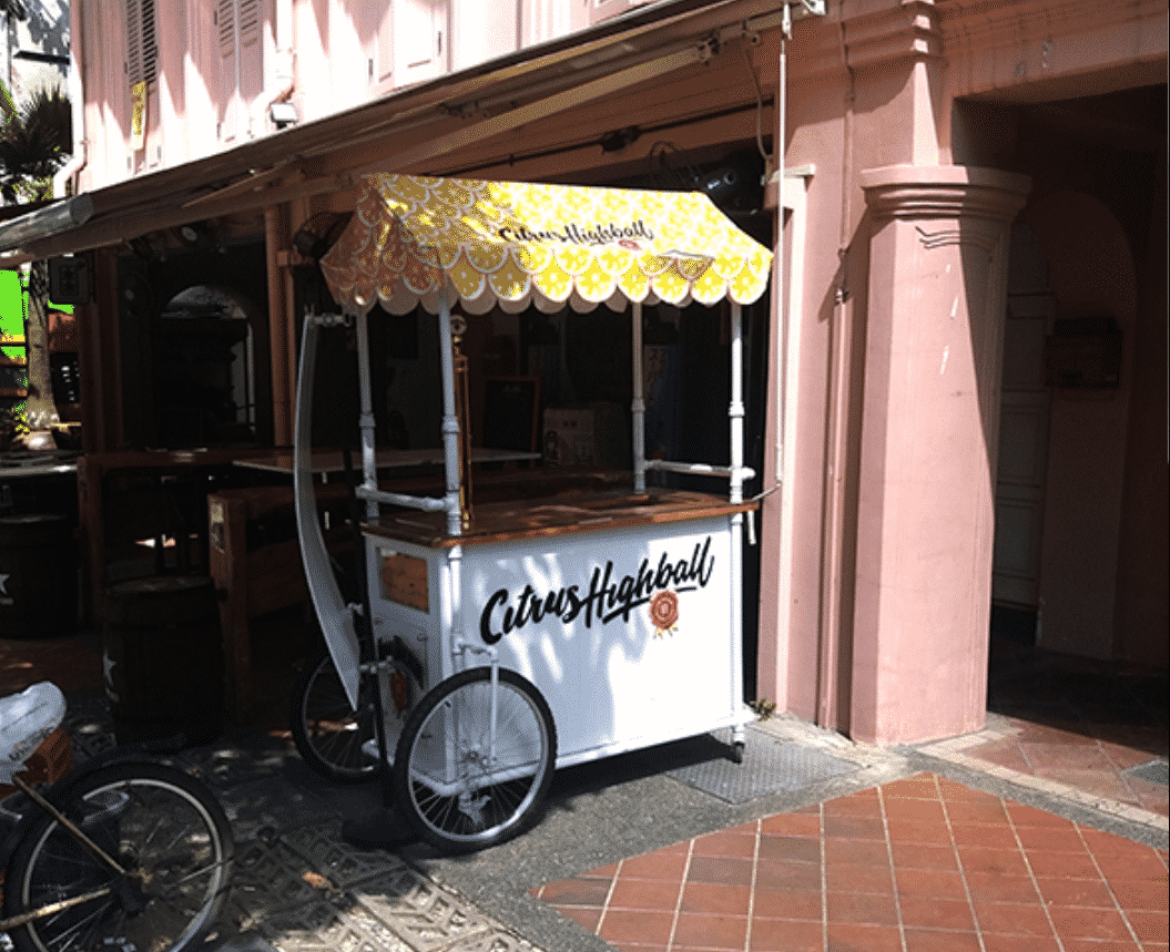 Promotional Cart by Jim Beam