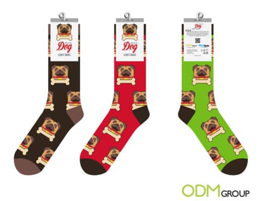 Year of the Pug Socks - A 2018 Gift for Chinese New Year 