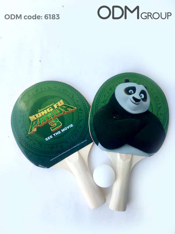 Designing Merchandise for Movies: Kung Fu Panda Ping Pong Paddles