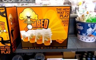 Branded beer pong set