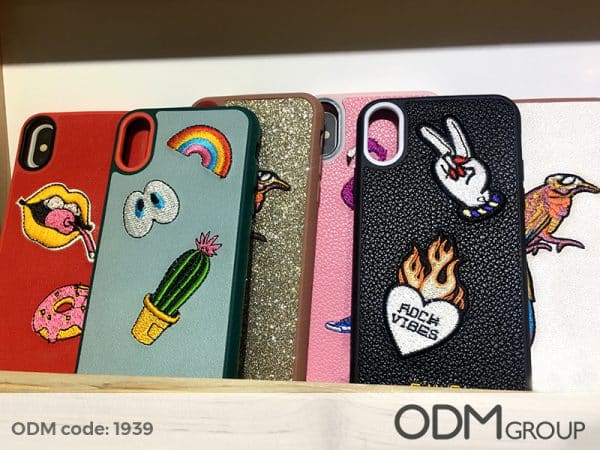 Custom Phone Cases with Embroidered Logo