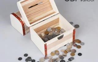 branded money box