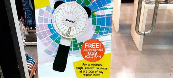 free usb mini fan