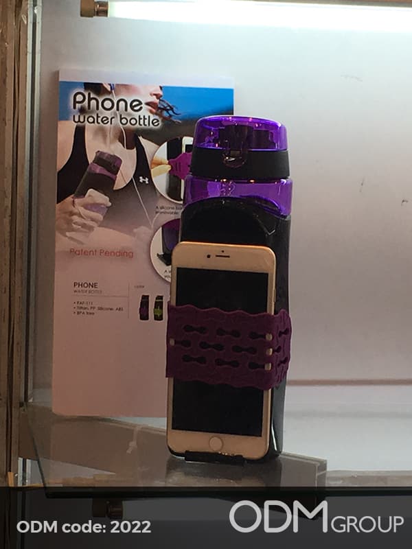 Custom Water Bottle Phone Holder as Gift for Water & Drinks Companies