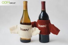 Christmas Promo Gift Idea for Wine Products Knitted Bottle Sweater