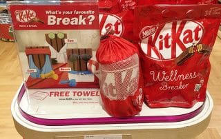 Promotional Towel as GWP by Kit Kat A Timeless Marketing Gift