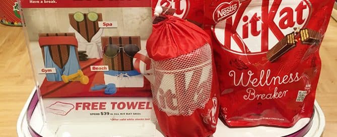 Promotional Towel as GWP by Kit Kat A Timeless Marketing Gift