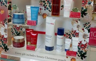 Clarins Stood Out With Custom POS Display and Promotional Pouch Bag