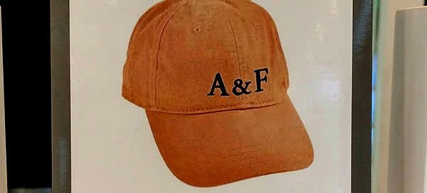 Hats Off to Abercrombie & Fitch UK Gift Idea- Promotional GWP Cap