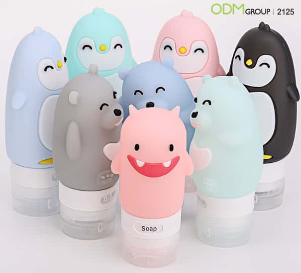 Gain Brand Exposure with Cartoon Shaped Custom Travel Bottles