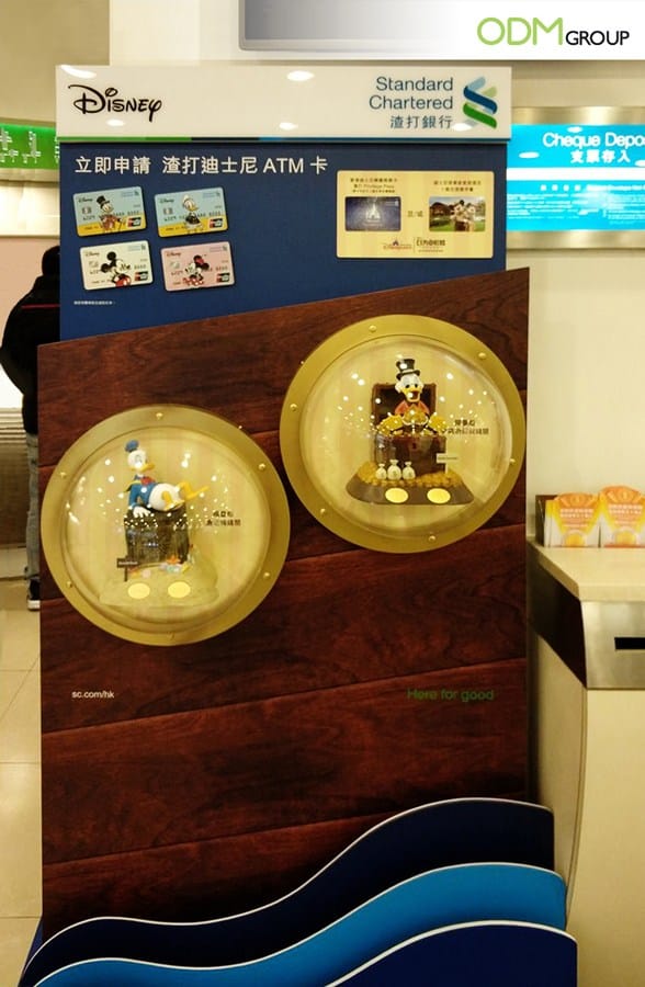 Custom Piggy Banks by Disneyland HK & Standard Chartered