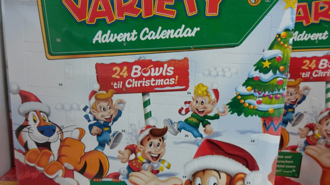 Kellogg's Rocked Fun Advent Calendar Design for Christmas