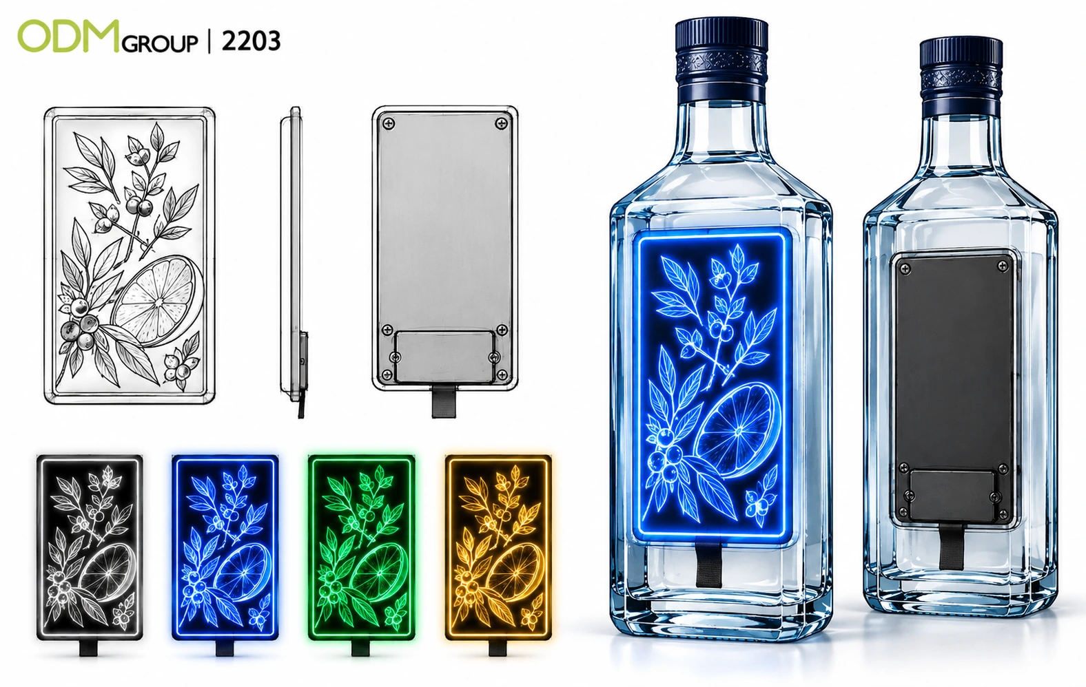 Light-up labels 7