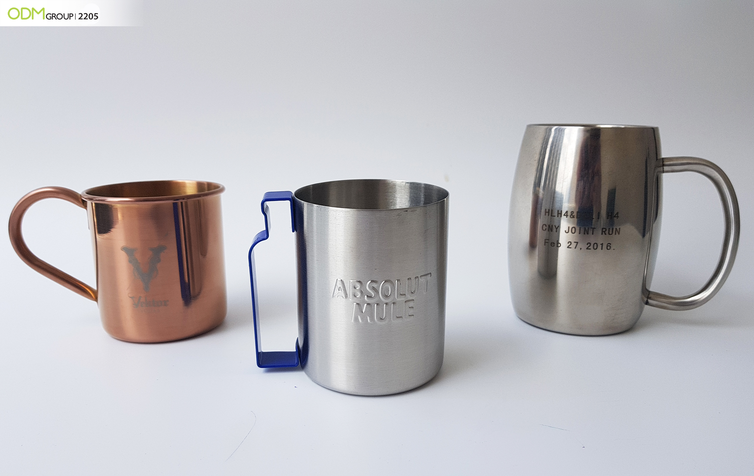 Trendy Customized Drinkware: Metal Rum Cups