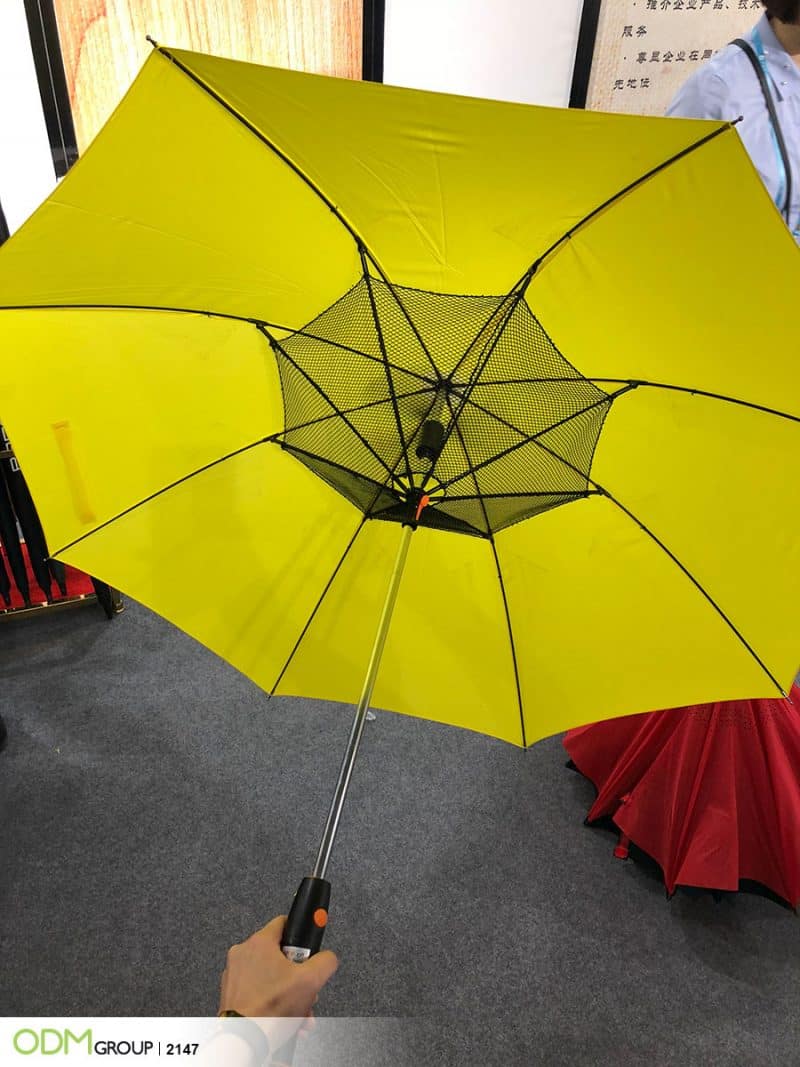 Creative Promotional Fan Umbrella Trendy Custom Product