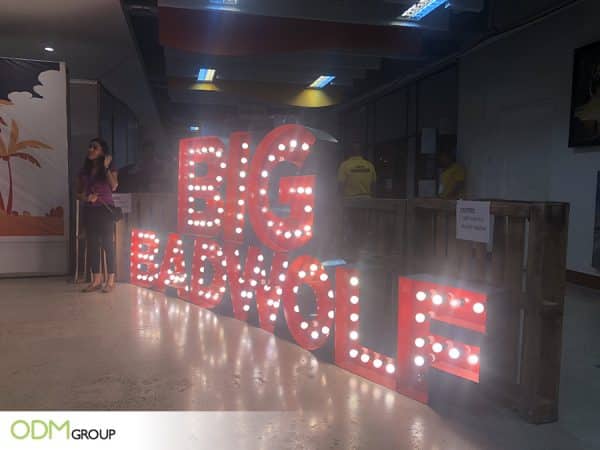 Big Bad Wolf Attracts Customers Using These Large Custom 3D Signs