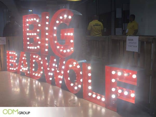Big Bad Wolf Attracts Customers Using These Large Custom 3D Signs