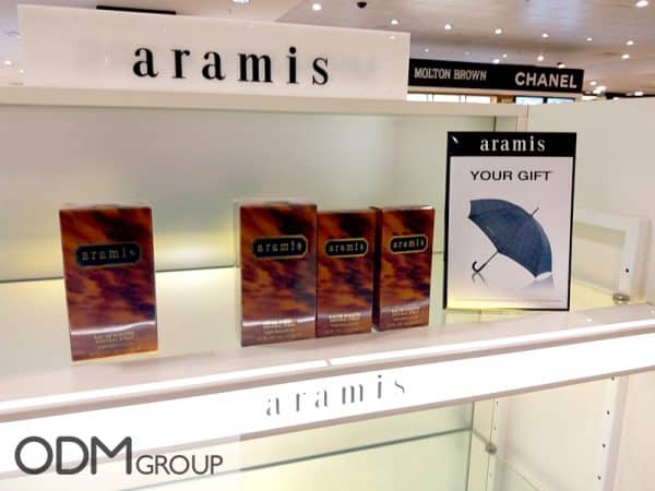 Brand Promotion: Custom Giveaways by Aramis UK