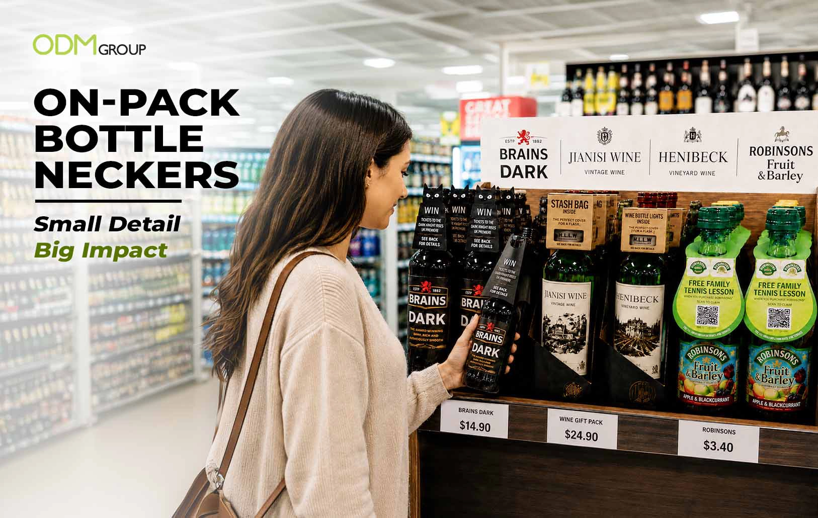 On-pack Bottle Necker