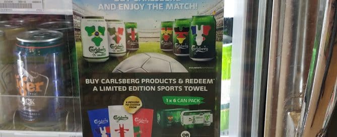 Carlsberg Offers Customers a Branded Sports Towel