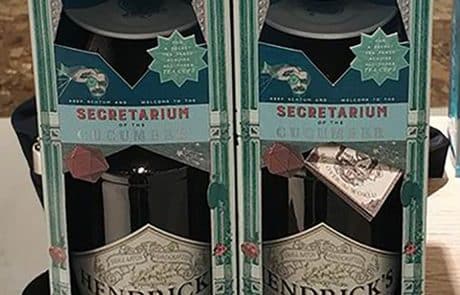 Bespoke Customized Gin Packaging by Hendricks