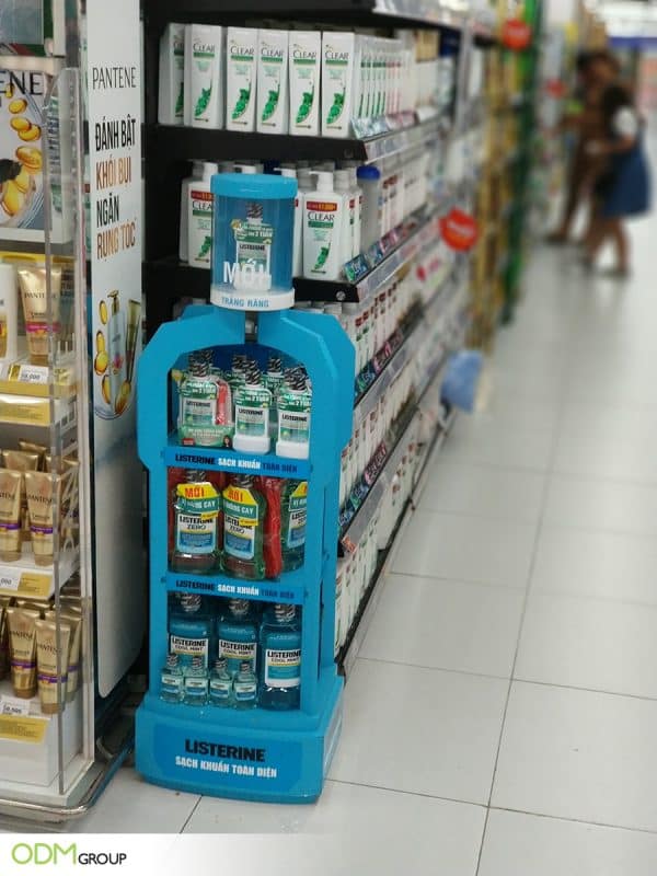 Customized POP Display: In-Store Marketing Innovation by Listerine
