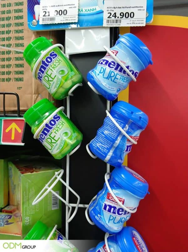 Mounted Display Stand by Mentos: Both Useful and Effective