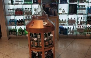 Informative Yet Creative POS Gin Display By SipSmith LondonStimulate Customer Engagement and Boost Sales with Prize Draw Promotion