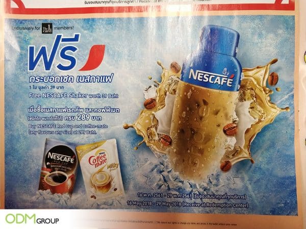 Nescafe Wows Shoppers with a Promotional Incentive Gift
