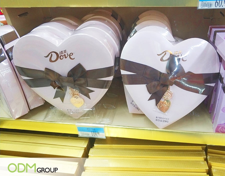 Bespoke Packaging Design by Dove Chocolate