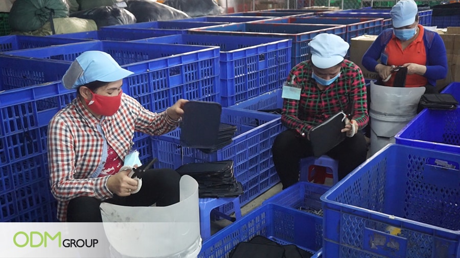 Travel kit Bag Manufacturing Process Vietnam Factory Visit