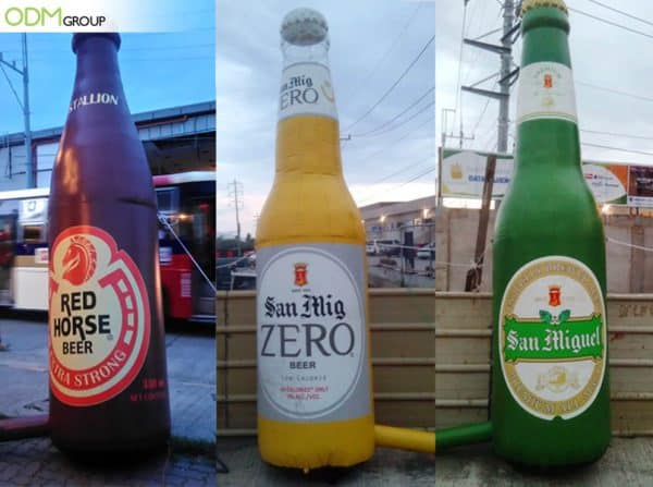 Beer Brands Fire up Event with Massive Inflatable Outdoor Display