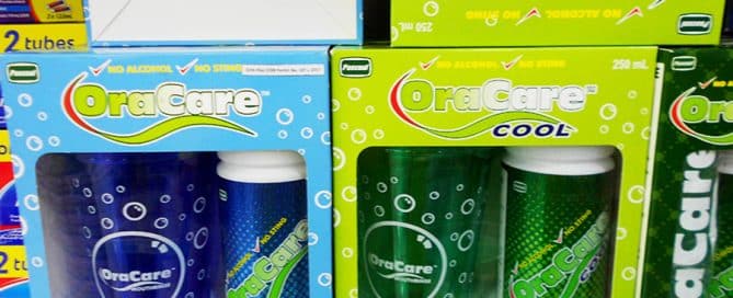 OraCare Shows Benefits of Logo Plastic Tumbler As On Pack Gift