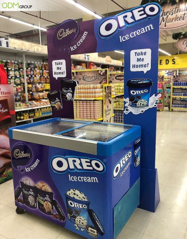  Secrets to Effective Custom Cardboard Display - Oreo-Cadbury Collab