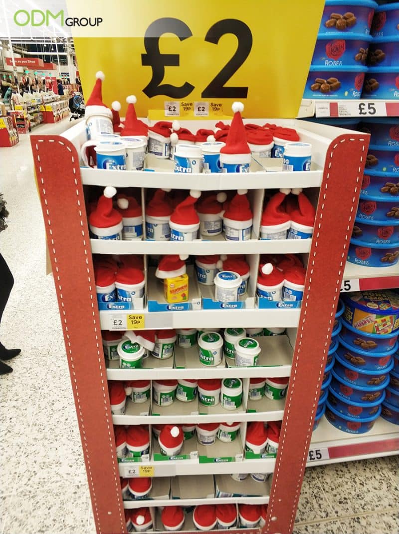 Look! Festive Free Standing Store Display To Boost Sales