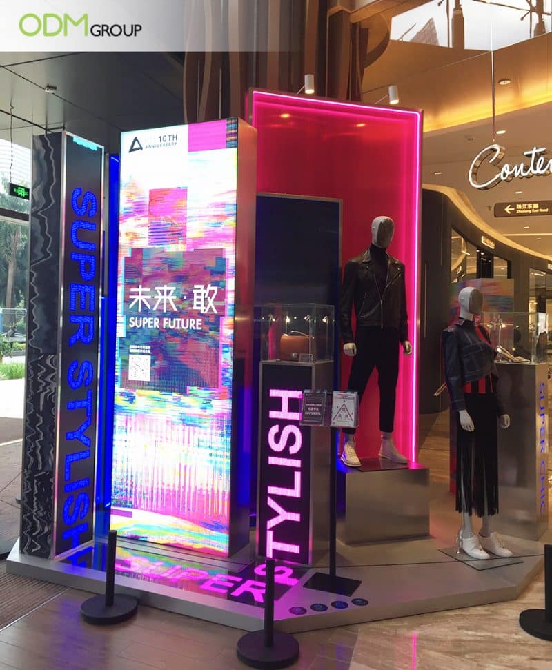 Cutting Edge Promotional Idea LED Retail Display The ODM Group