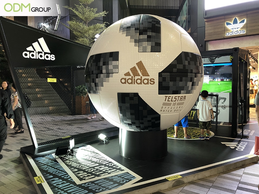 Custom In-Store Display: Football Promotion by Adidas