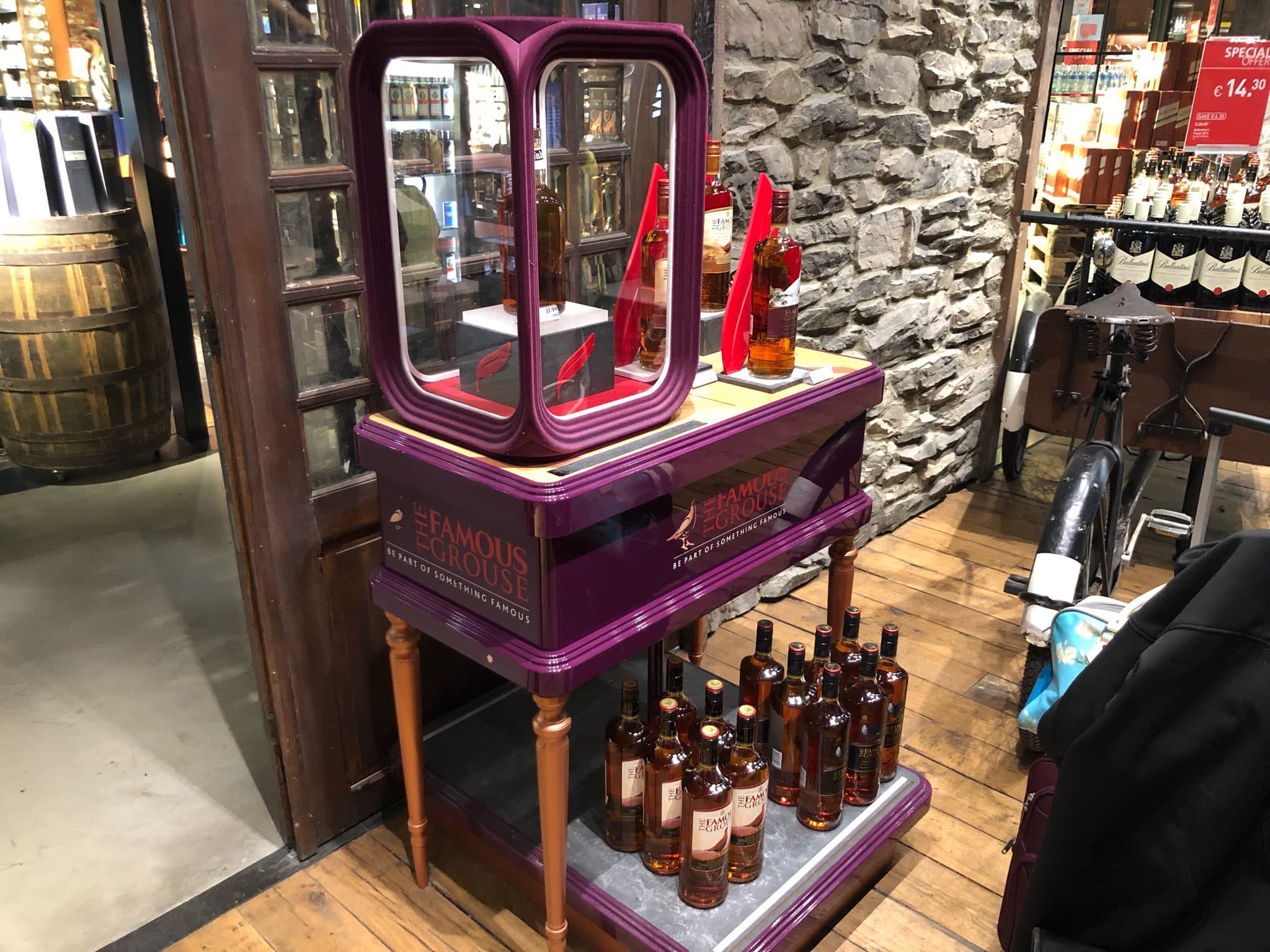 promotional table display