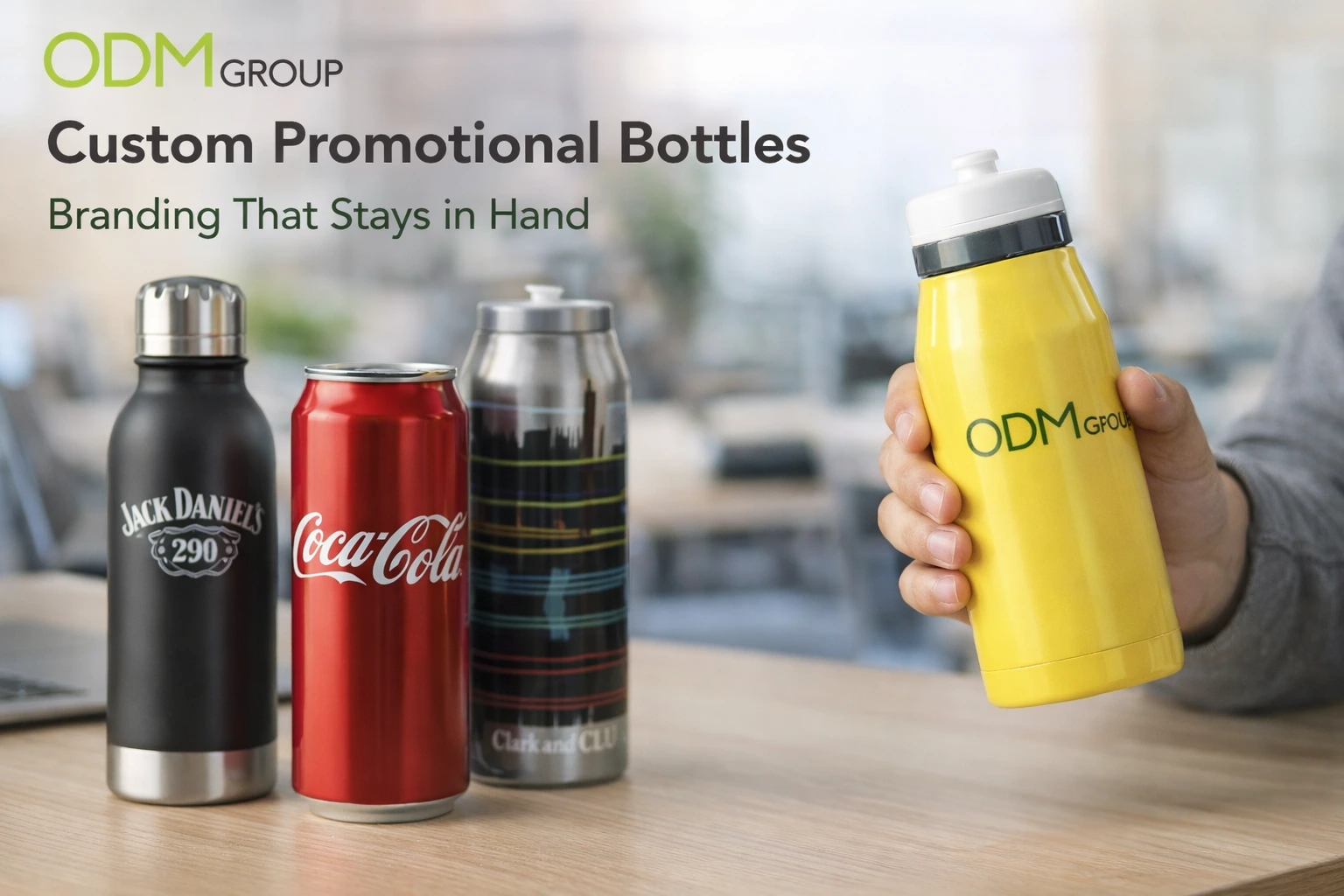 branded promotional bottle