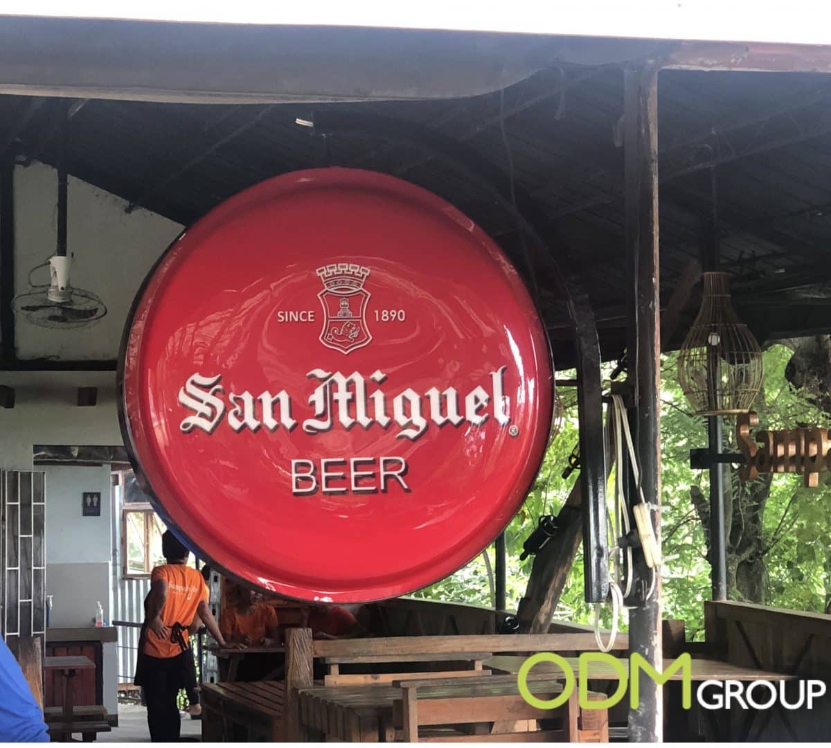 Light Up Signage San Miguel Beer's Secret in Bar Promotion